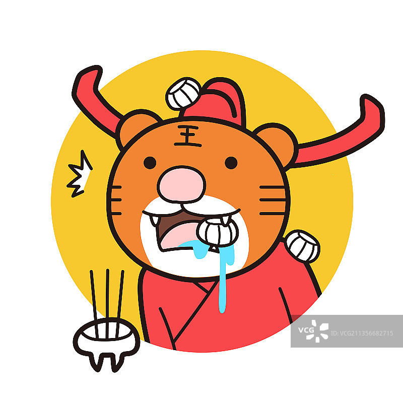 常二虎过大年-糖瓜粘图片素材