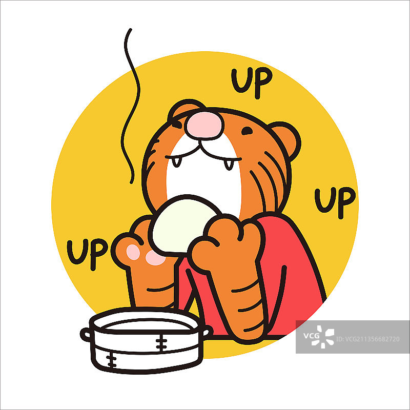 常二虎过大年-蒸蒸日上图片素材