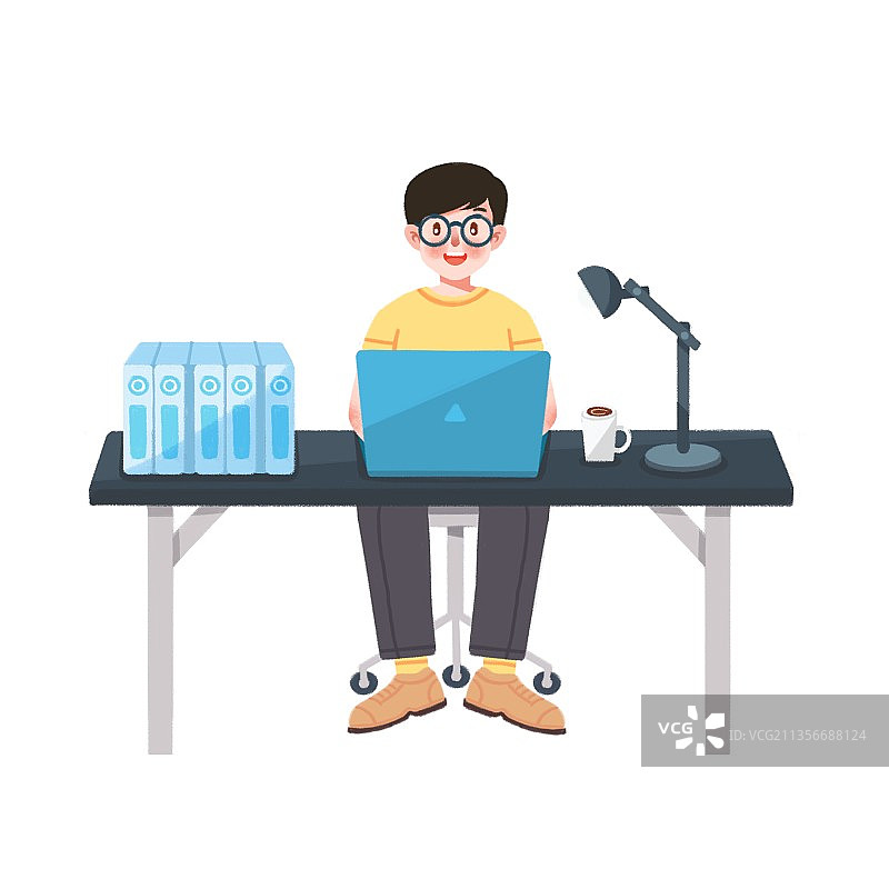 插画,程序员节,代码,节日,职业,电子邮件,室内,工作,笔记图片素材