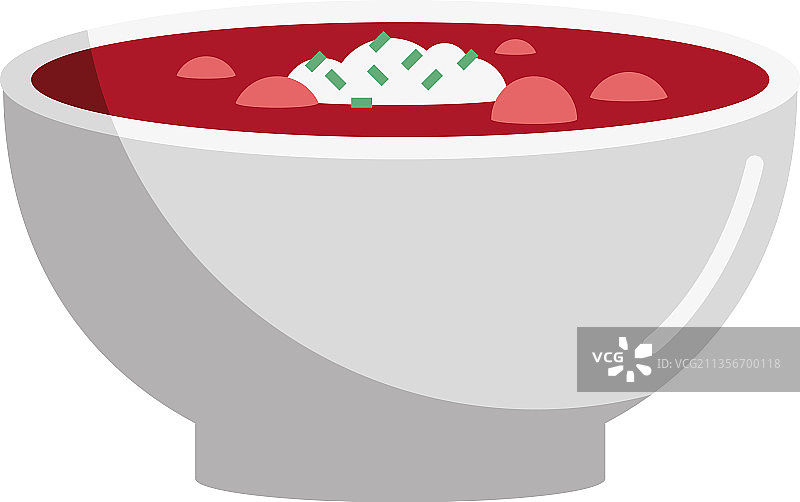 俄罗斯罗宋汤传统美食图片素材