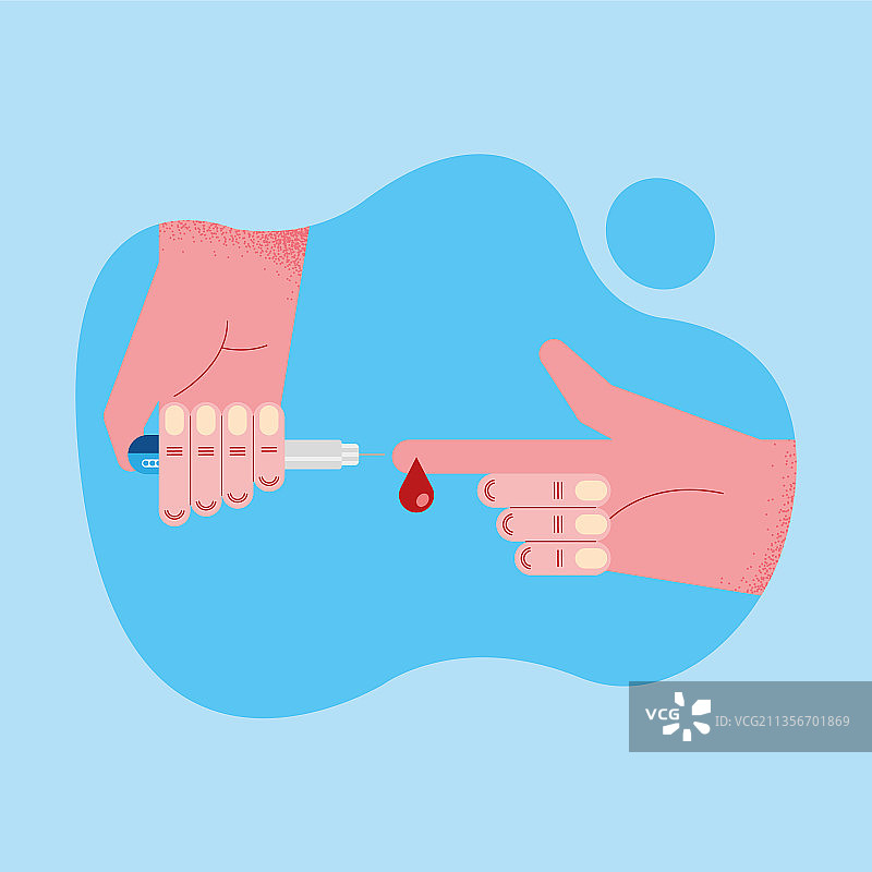 手部血糖监测图片素材