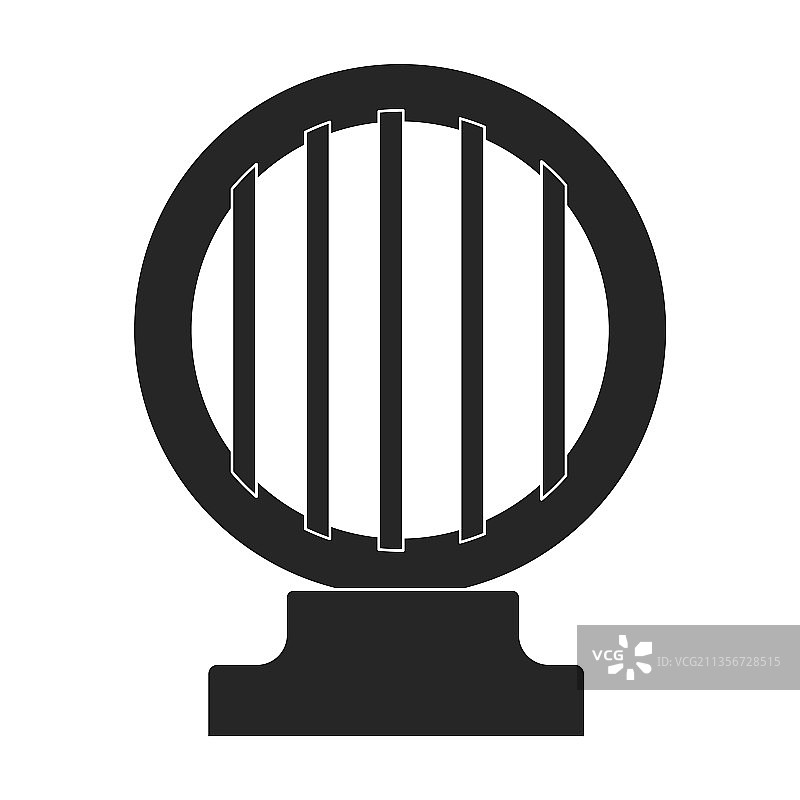 喷泉黑色图标隔离图片素材