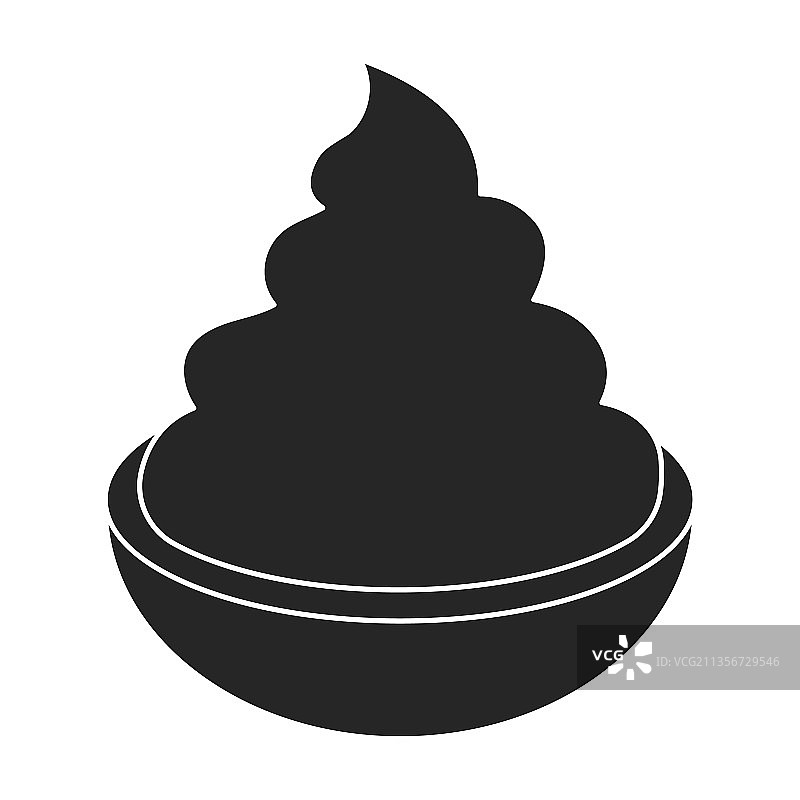 农家奶酪黑色图标图片素材