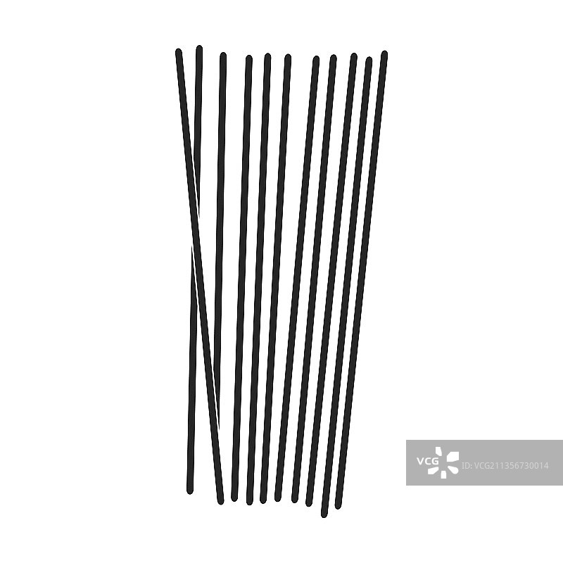 黑色意大利面图标图片素材