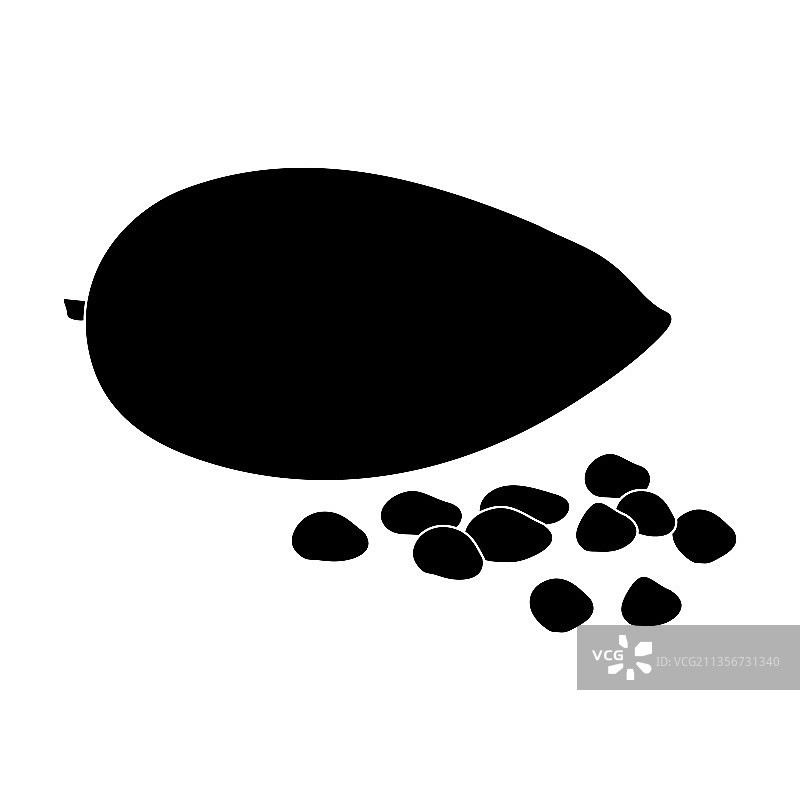 巧克力图标（黑色）图片素材