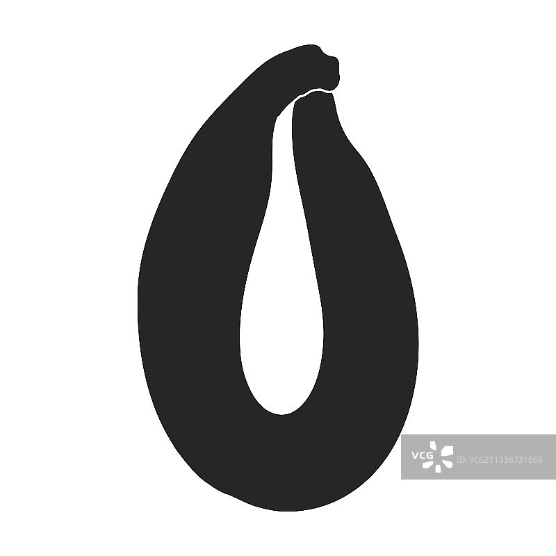 黑色香肠图标图片素材