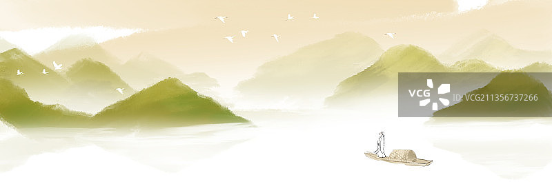 人在山上行走的高角度视角图片素材