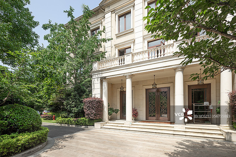 花园式小区图片素材