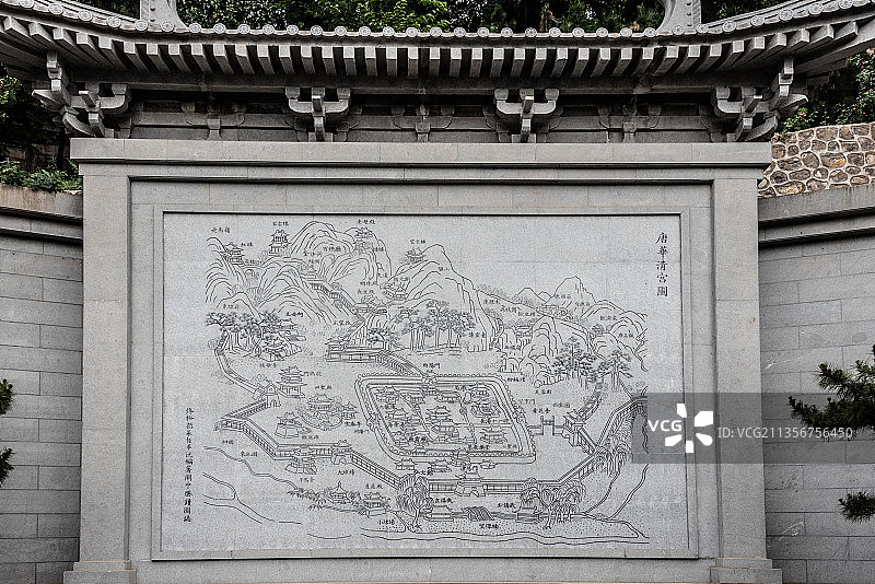 陕西骊山风景区图片素材