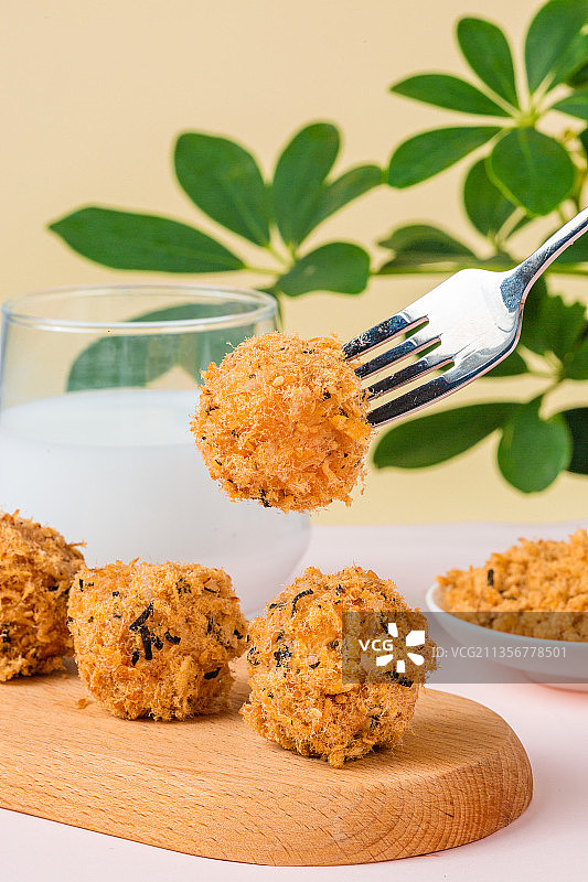 芝麻肉松小贝图片素材