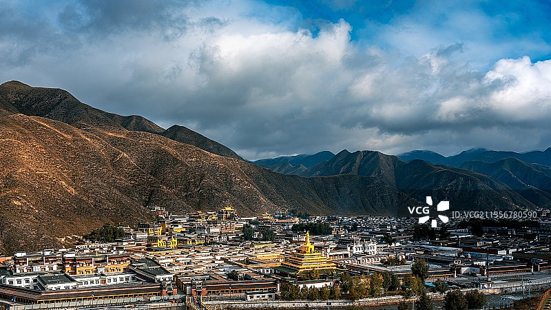 甘南夏河县郎木寺图片素材
