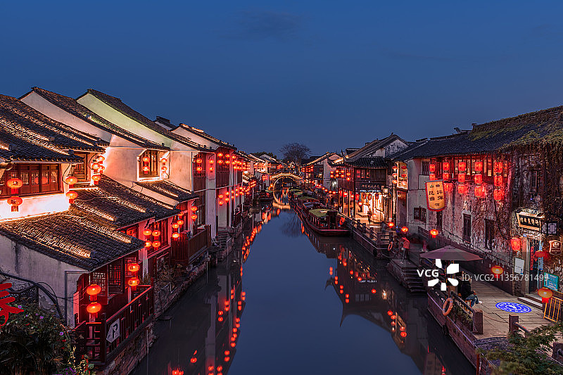 七里山塘图片素材