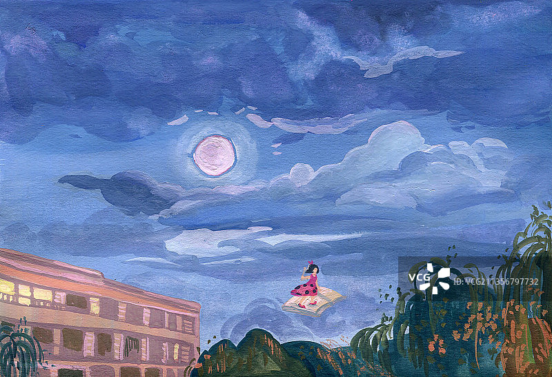 夏日傍晚 01图片素材