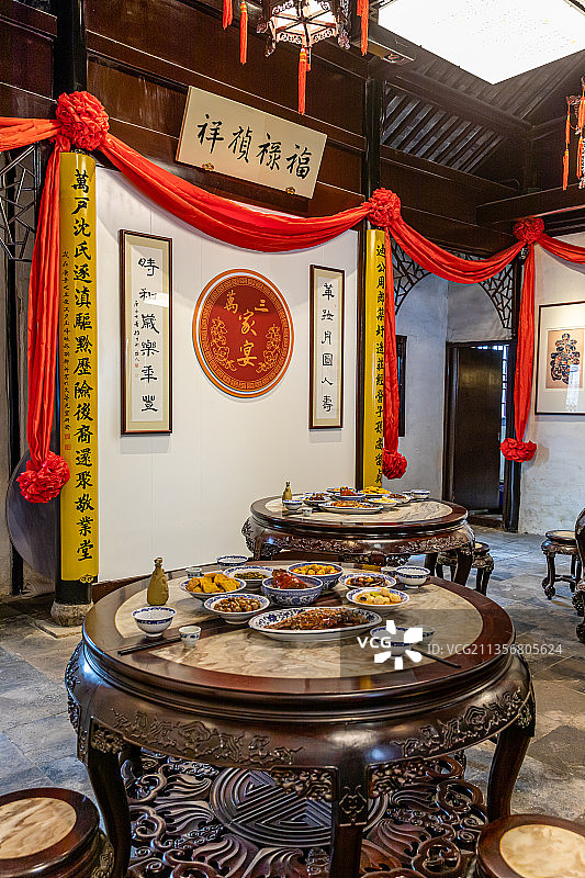 江苏苏州昆山周庄沈厅图片素材