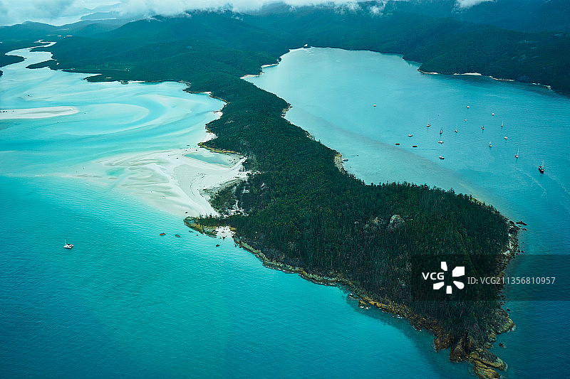 Whitehaven白天堂海滩图片素材