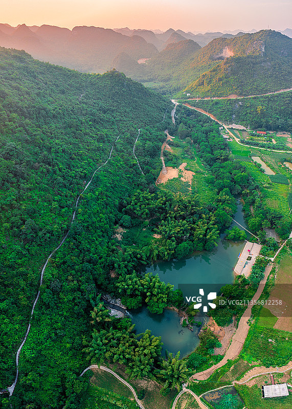 广西南宁马山县龙玩景区图片素材