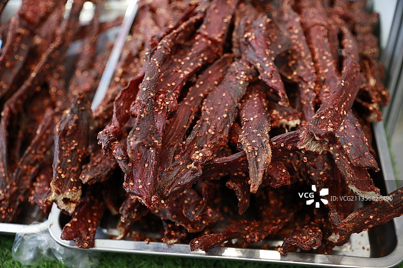 风干牛肉干图片素材