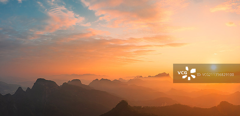 广西玉林都峤山风光图片素材