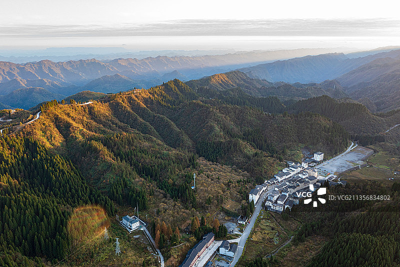 湖北咸丰:4A景区坪坝营秋色正浓惹人醉图片素材