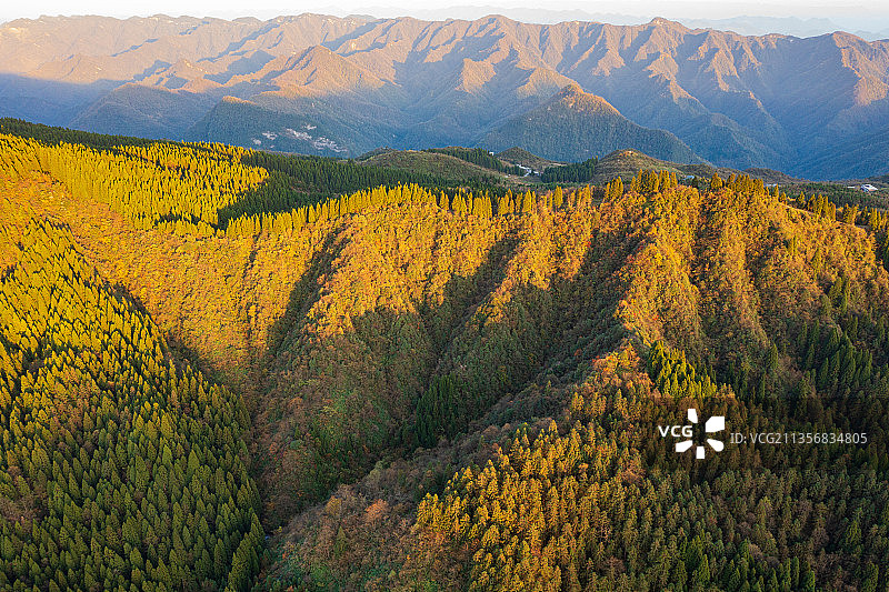 湖北咸丰:4A景区坪坝营秋色正浓惹人醉图片素材
