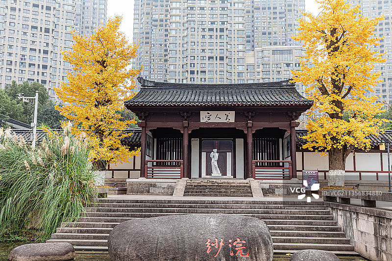 浙江绍兴西施山遗址公园图片素材