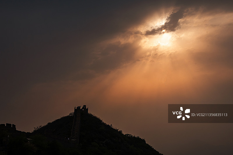 金山岭长城图片素材