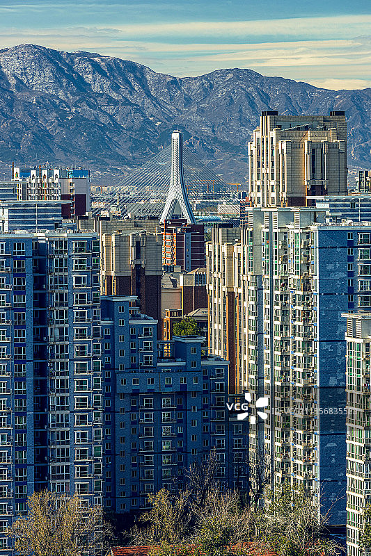 北京城市发展 楼市 房价图片素材