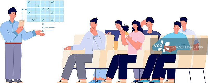 男人演示项目考核，商务人士图片素材