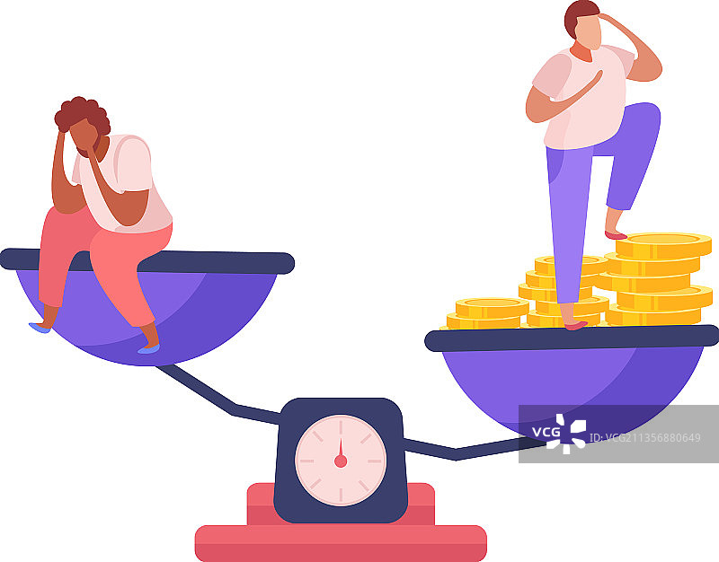 平衡砝码歧视构图图片素材