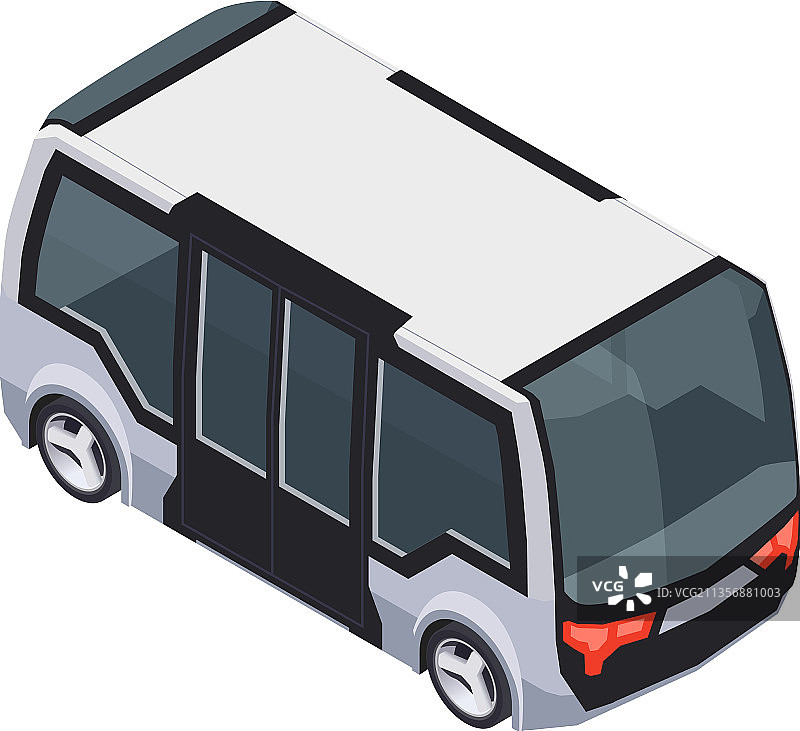 智能穿梭巴士图片素材