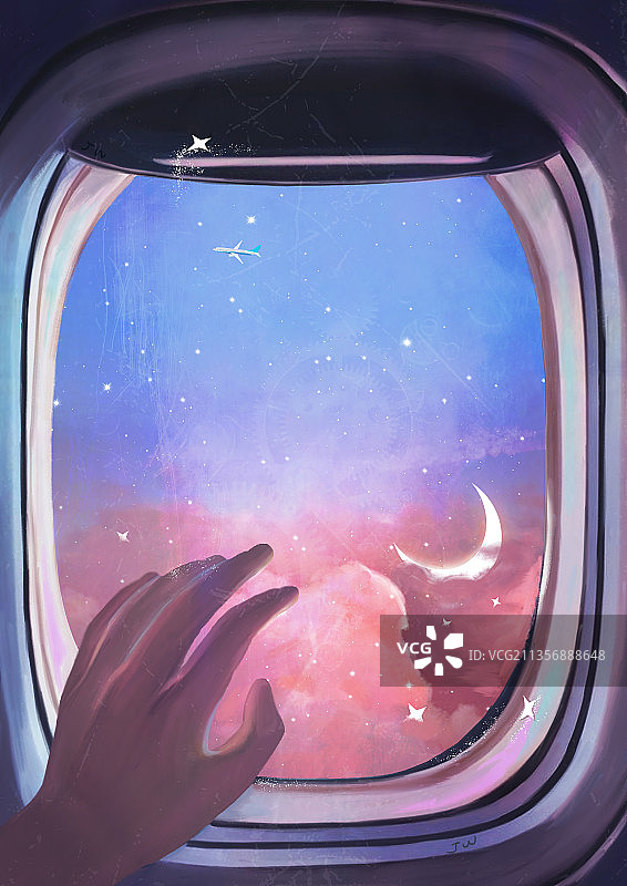 插画壁纸|平行时空系列图片素材