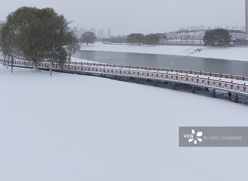 蒲河雪景图片素材