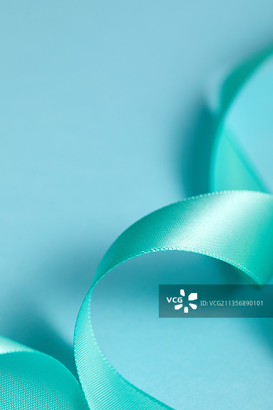 绿色丝带 绸缎图片素材