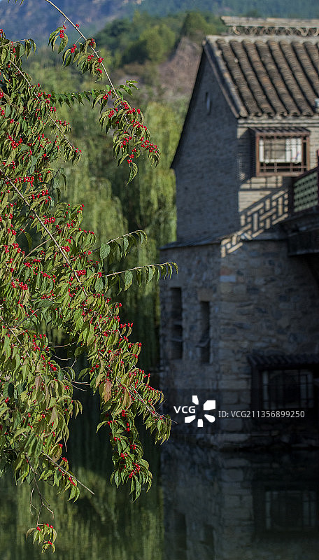 古北水镇秋色图片素材