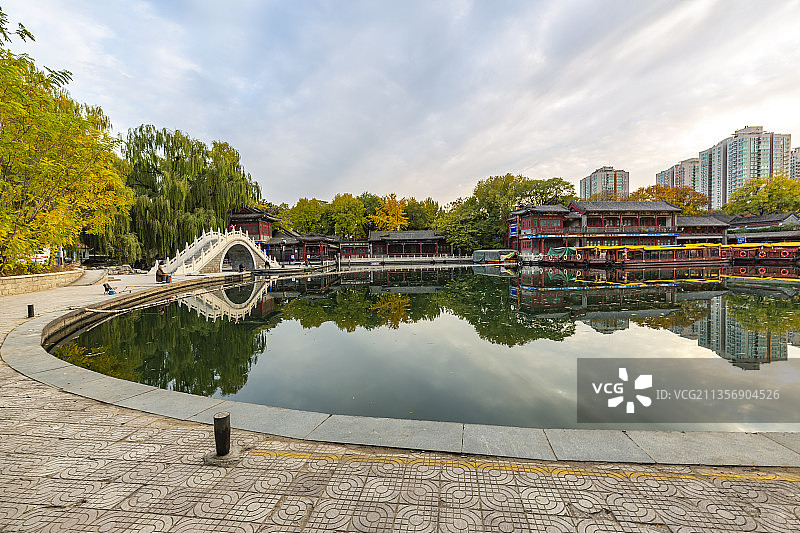 北京紫竹院公园风光图片素材