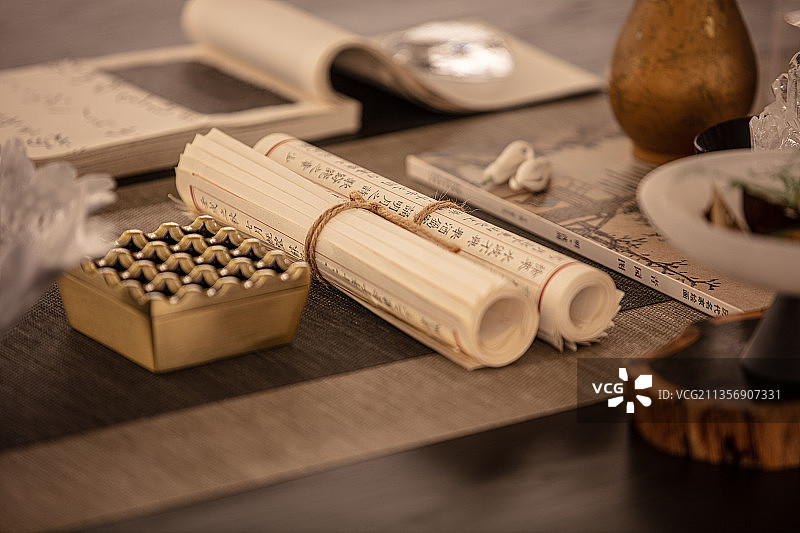 样板间内景书房图片素材