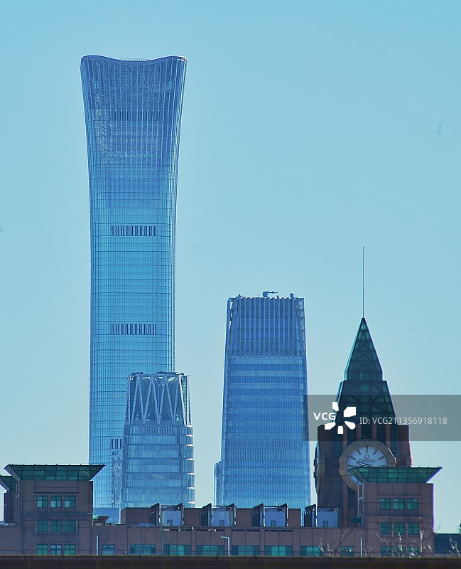 北京中信大厦图片素材