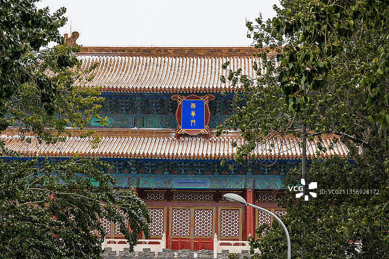 雪中西华门图片素材