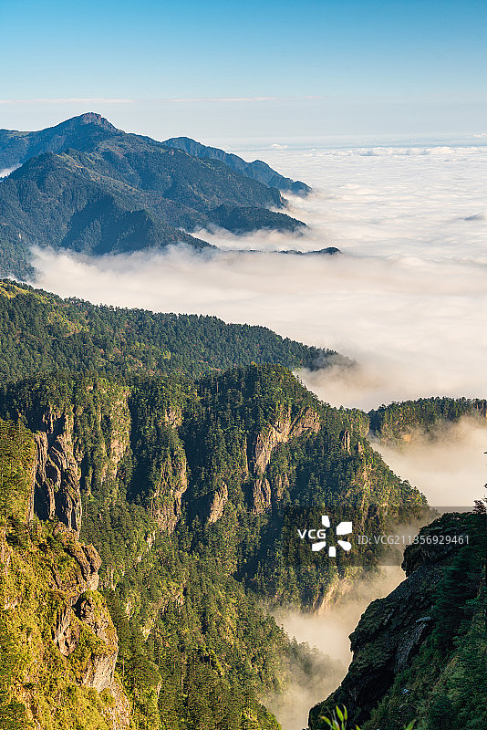 神农架神农谷风光图片素材