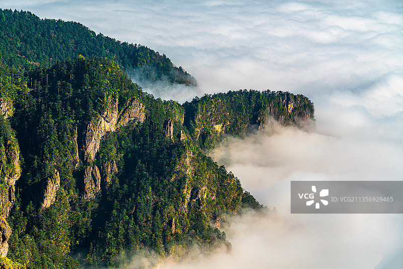 神农架神农谷风光图片素材