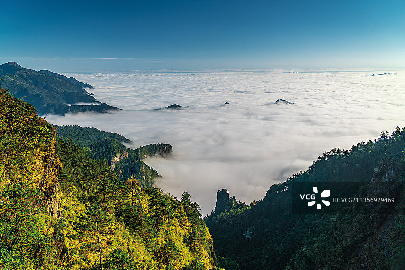 神农架神农谷风光图片素材