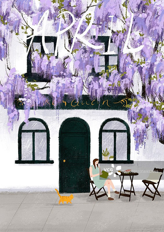 四季系列之四月图片素材