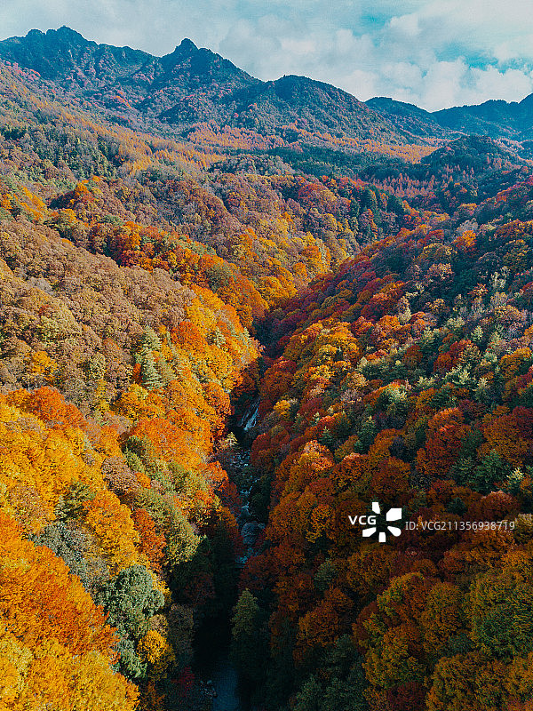 光雾山十八月潭景区图片素材