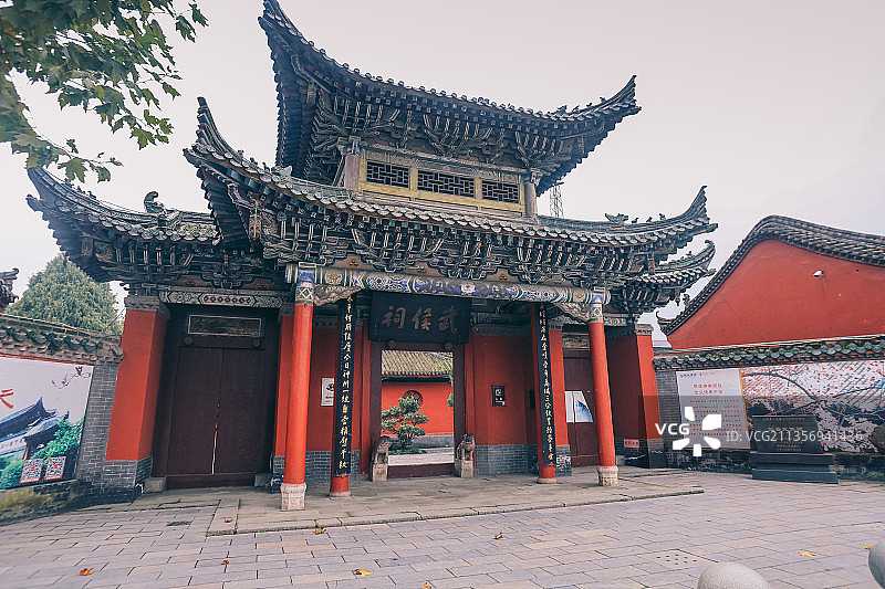 汉中武侯祠图片素材