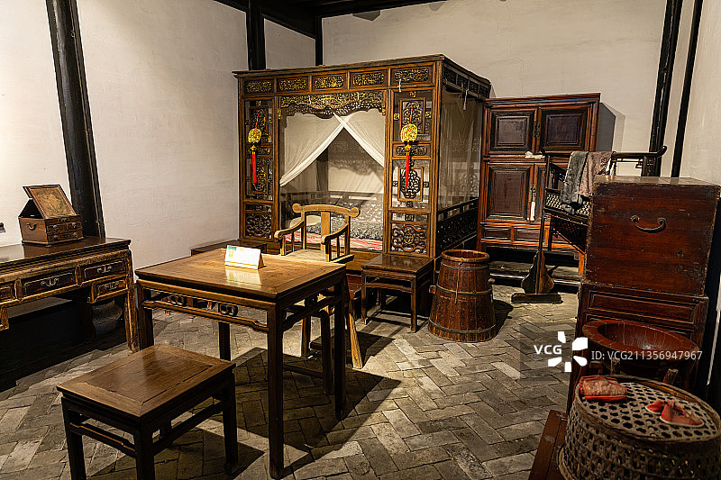 浙江绍兴鲁迅故里德寿堂图片素材