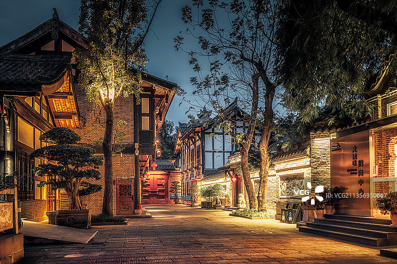 成都院子图片素材