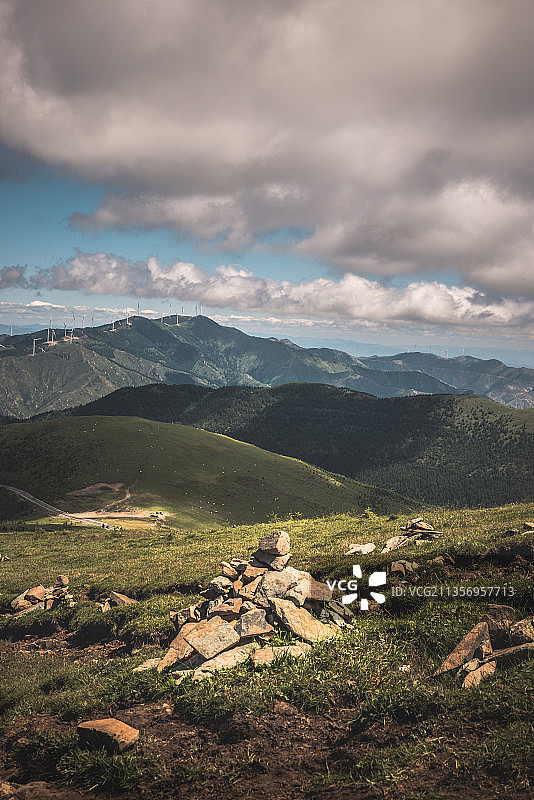 早秋的高山草甸 山西五台山图片素材