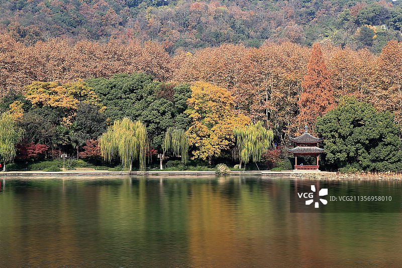 杭州湖滨公园图片素材