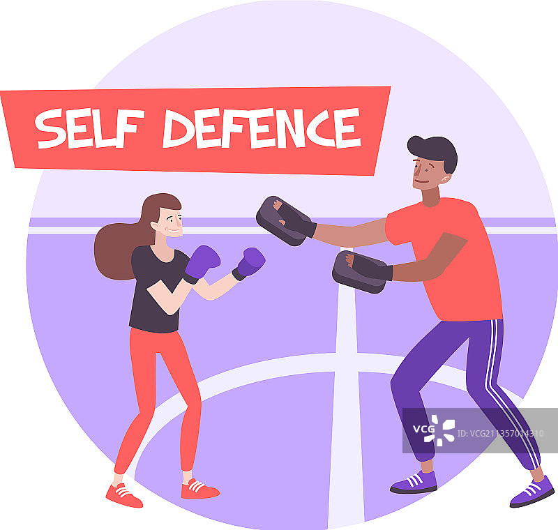 自卫课程构图图片素材