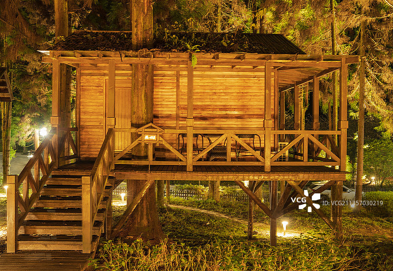 树上宾馆图片素材